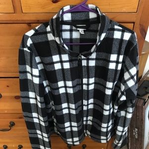 Merona xxl fleece zip up sweater